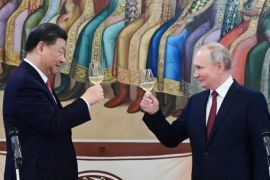 Xi i Putin u Moskvi tokom nedavne posjete kineskog lidera Rusiji (AFP)