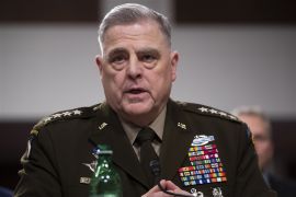 General Mark Milley napustio je u petak svoj položaj šefa Zajedničke komande američkih snaga (EPA)