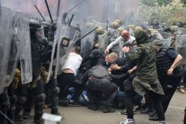 Sukob pripadnika KFOR-a i Srba u Zvečanu (Reuters)