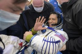 Rubio je oborio rekord za najduži boravak u svemiru, a vratio se na Zemlju nakon 371 dana u svemiru (EPA)