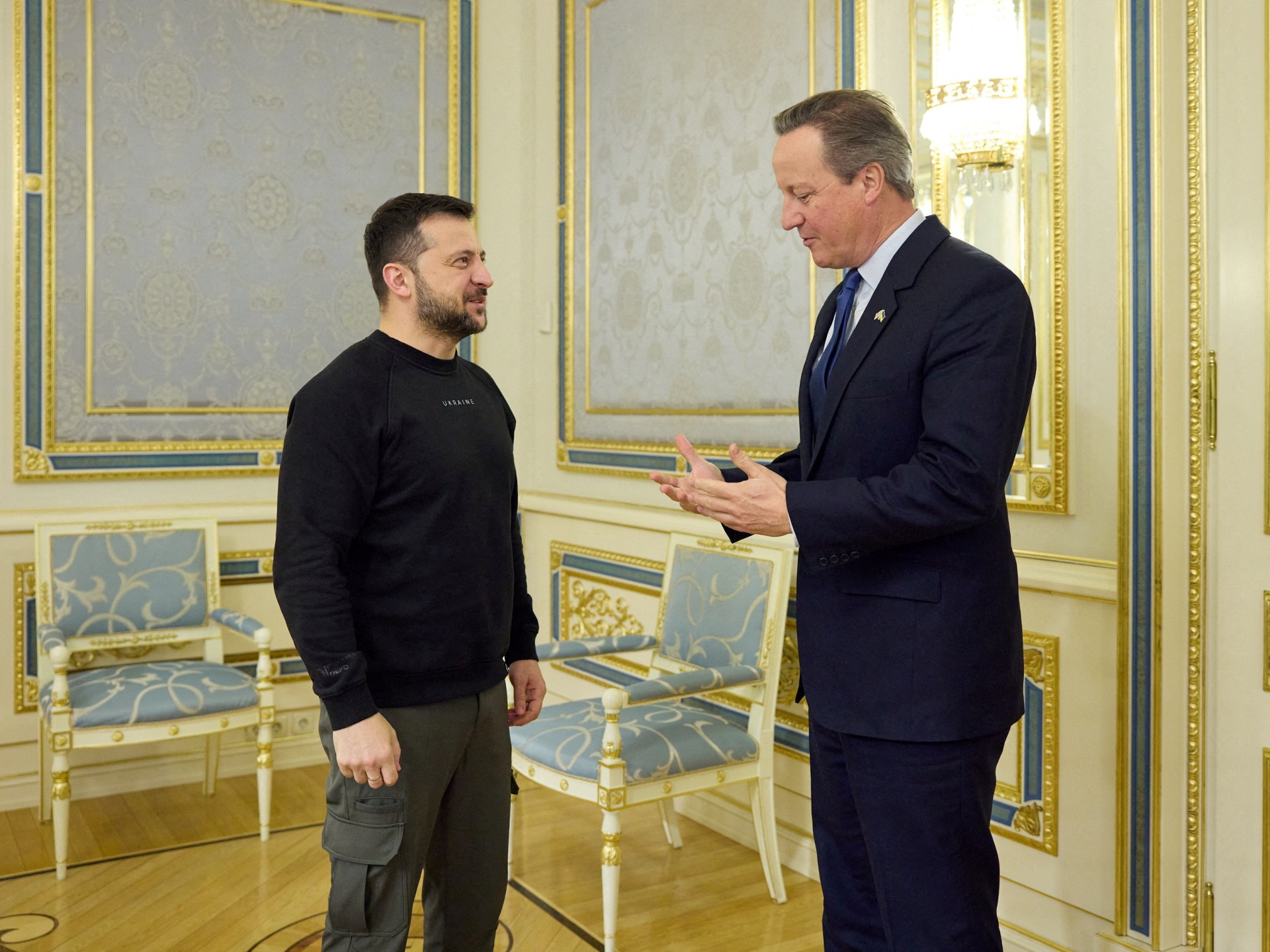 Cameron u Kijevu, u prvoj posjeti inostranstvu kao šef britanske diplomatije | Kriza u Ukrajini Vijesti | Al Jazeera