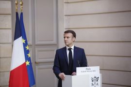 Predsjednik Francuske Emmanuel Macron pozvao je svoje evropske kolege u Elizejske palatu zbog &#039;eskalacije ruske agresije u posljednjih nekoliko sedmica&#039; (EPA-EFE/YOAN VALAT/POOL)