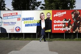 Sve ankete ukazuju da će rezultati izbora u Hrvatskoj biti tijesni (EPA)