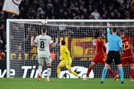 Robert Andrich je u 73. minutu postavio konačan rezultat - 2:0 za Bayer u Rimu (Alberto Lingria / Reuters)