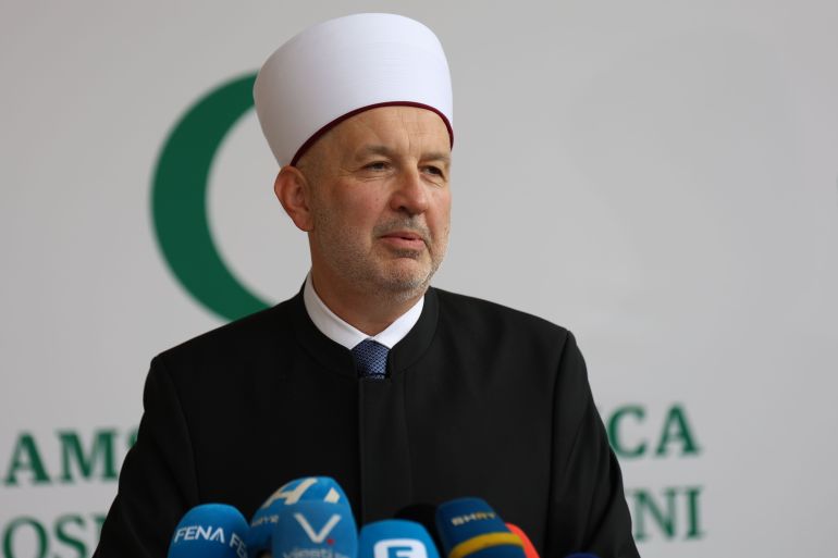Sarajevski muftija Nedžad-ef. Grabus izabran u Sarajevu za 14. reisul-ulemu Islamske zajednice u Bosni i Hercegovini. (FENA/Harun Muminović)