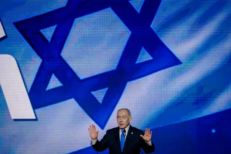 Netanyahu se bori za politički opstanak protiv opozicijskog bloka koji se također deklarira kao cionistički [Erik Marmor/Getty Images]
